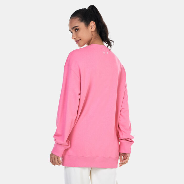 PUMA Men's x PALM TREE CREW Sweatshirt Pink image number 1