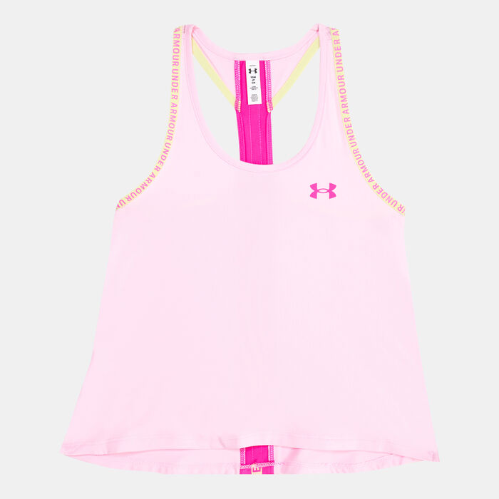 Under Armour Kids' UA Knockout Tank Top Pink image number 0
