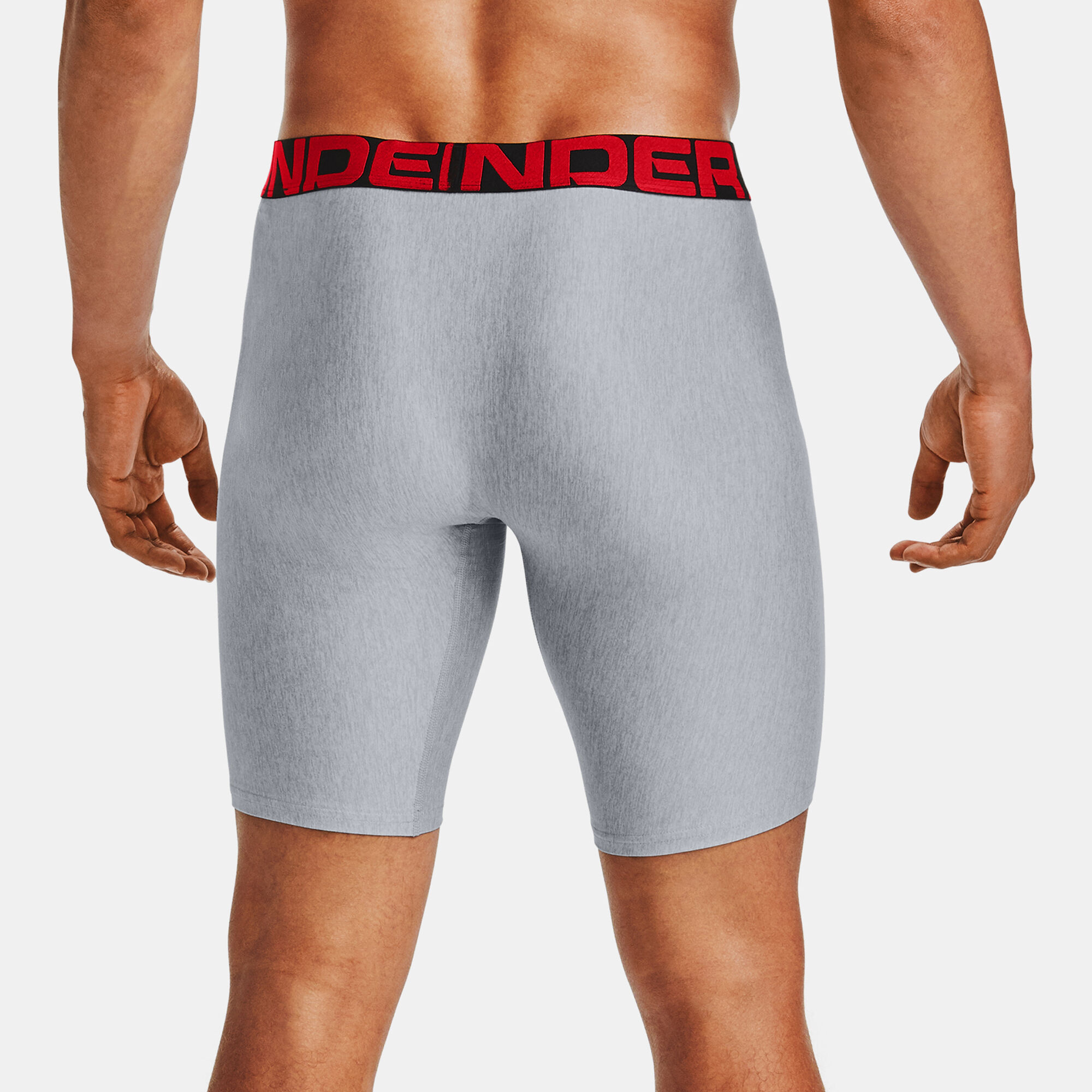 Under Armour Men's Tech 9-Inch Boxers (2-Pack) Grey Online in Dubai ...