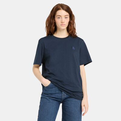 Timberland Men's Woven Badge T-Shirt Blue