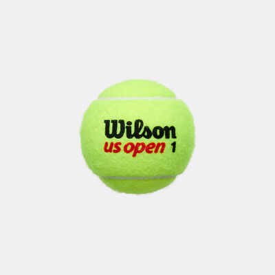 Wilson US Open Extra Duty Tennis 4-Ball Can (18 Pack) Yellow