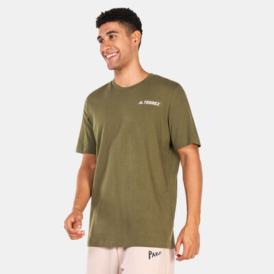 adidas Men's Terrex Mountain Graphic T-Shirt Green
