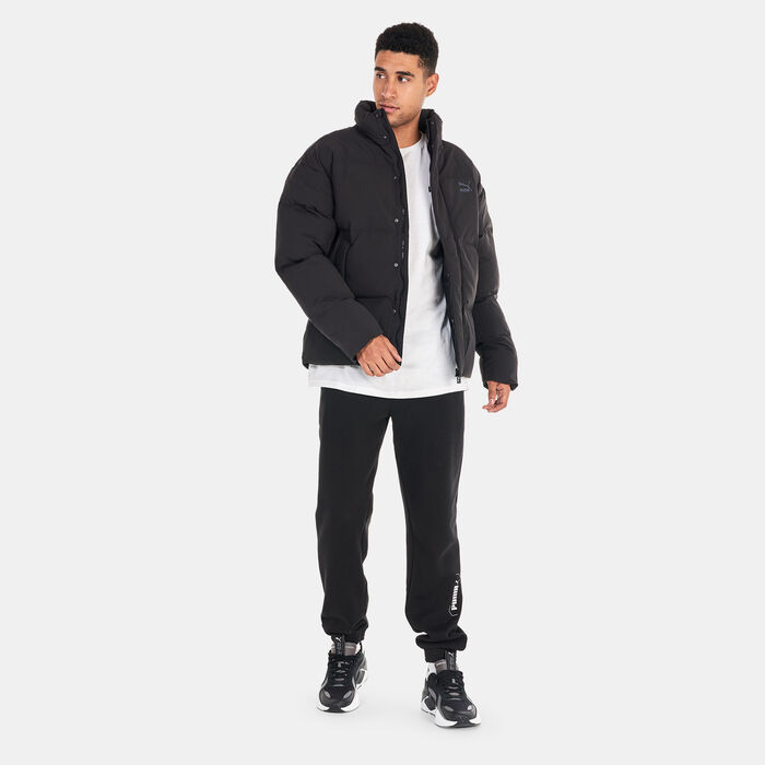 PUMA Men's Classics Oversized Puffer Jacket Black image number 2