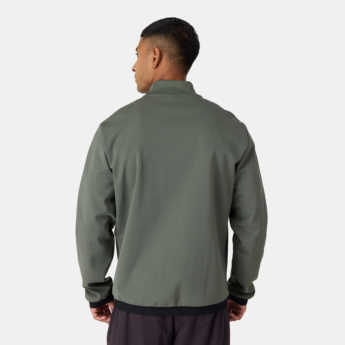 EA7 Emporio Armani Men's Train Label Full Zip Jacket Green image number 1