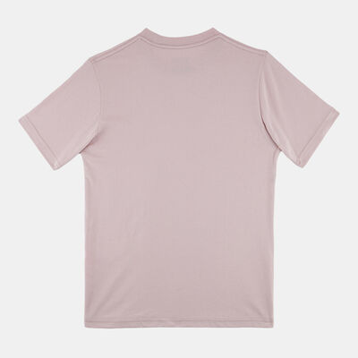 Vans Kids' Left Chest Logo T-Shirt Pink