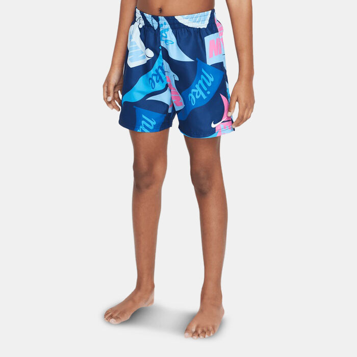 Nike Swim KIds' Swimming Volley Shorts Blue image number 0