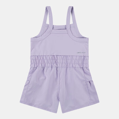 Nike Kids' Sunny Swoosh Runsie Romper Purple