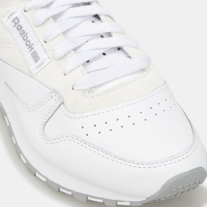 Reebok Women's Classic Leather Make It Yours Shoe White image number 4