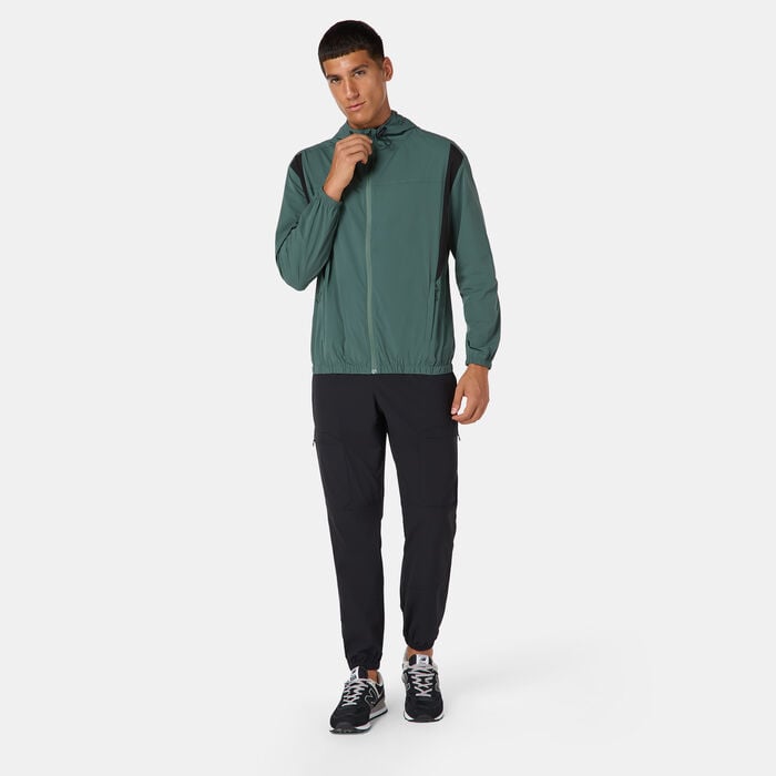 Sun and Sand Sports Men's Windbreaker Jacket Green image number 2