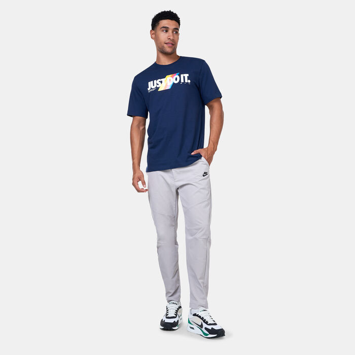 Nike Men's Sportswear Just Do It T-Shirt Blue image number 2
