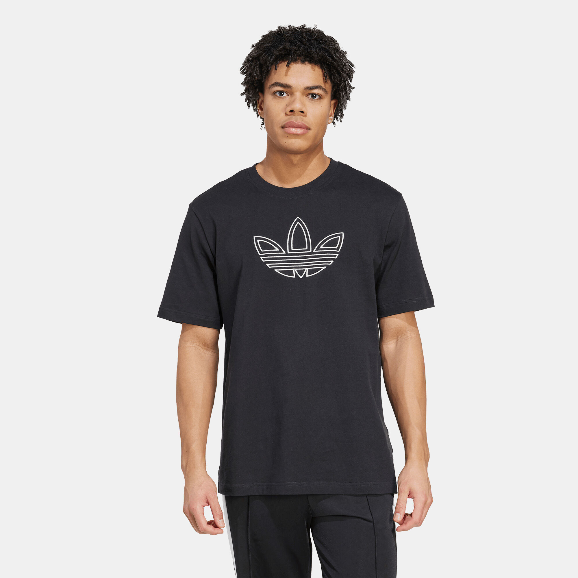 adidas men's trefoil tee