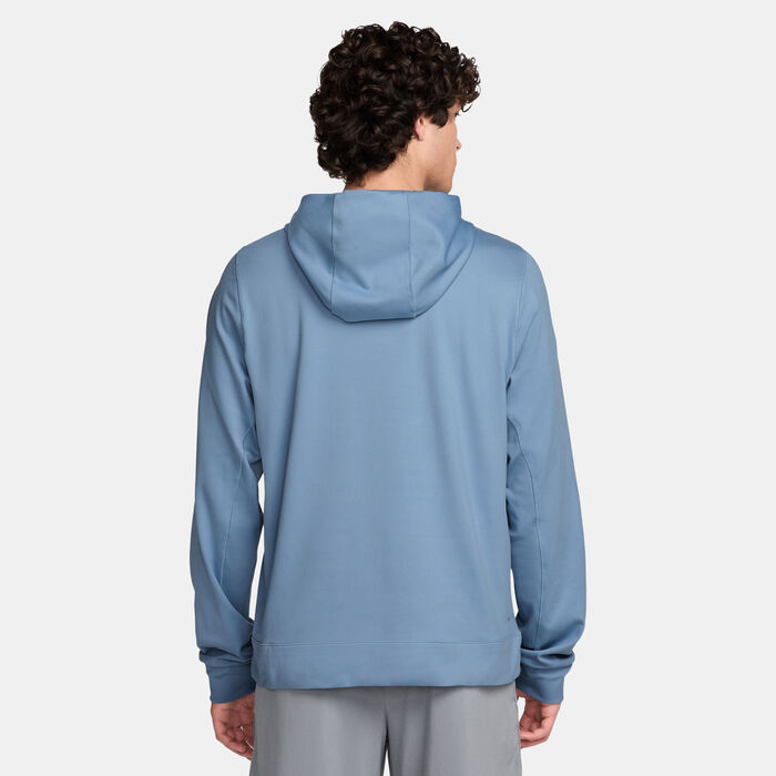 Nike Men's Primary NanoKnit Dri-FIT Performance Hoodie Blue image number 1