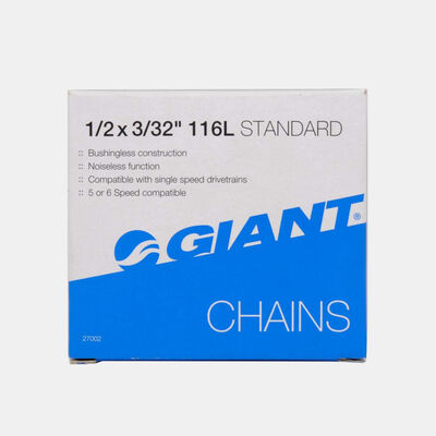 Giant Standard 3/32-Inch Link Chain (116 Links) Black
