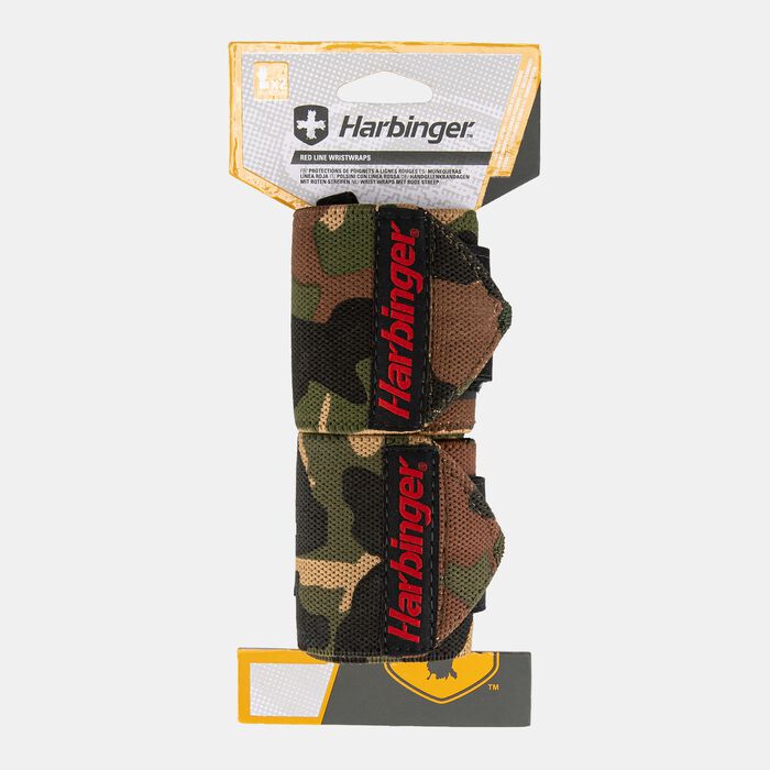 Harbinger Red Line Weight Training Wrist Wraps (1 Pair) Multi image number 2