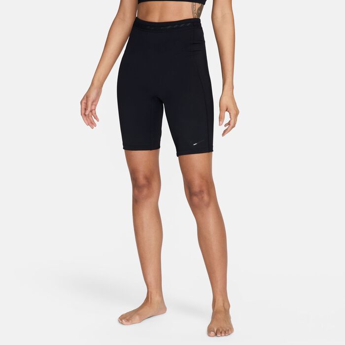 Nike Swim Women's Swim Hydralock Fusion Kick Shorts Black image number 0