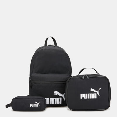 PUMA Men's Logo Bag 3-Piece Set Black