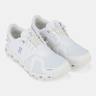 On Men's Cloud 6 Running Shoes White