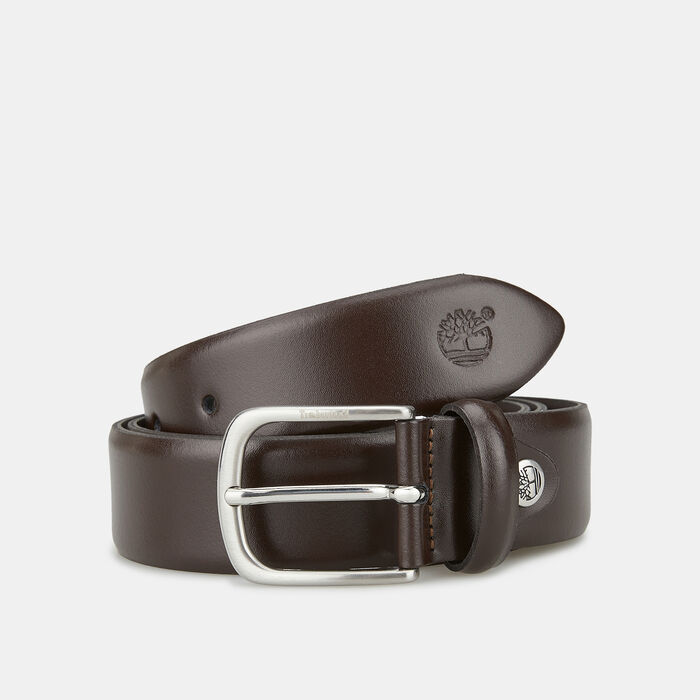 Timberland Men's Leather Belt Brown image number 0