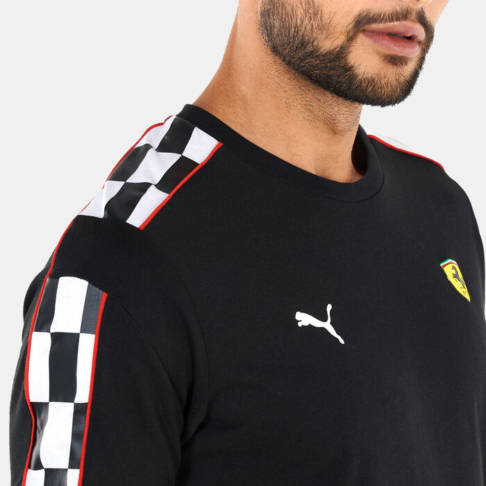 PUMA Men's Scuderia Ferrari Race MT7 T-Shirt Black image number 3