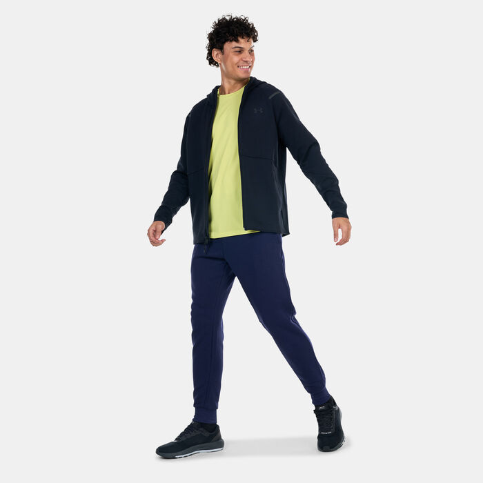 Under Armour Men's UA Unstoppable Fleece Hoodie Black image number 2