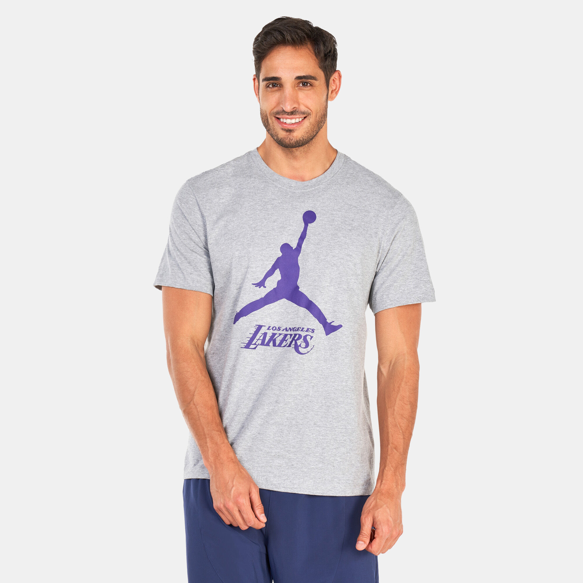 Los Angeles Lakers Nike Essential Logo T-Shirt - White - Mens
