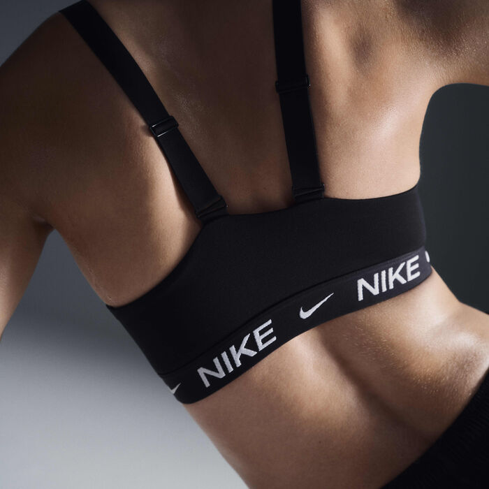 Nike Women's Indy Medium-Support Sports Bra Black image number 2