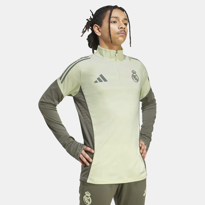 adidas Men's Real Madrid Tiro 25 Competition Training Football Top Green image number 2