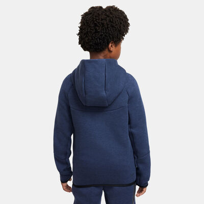 Nike Kids' Sportswear Tech Fleece Full-Zip Hoodie Blue