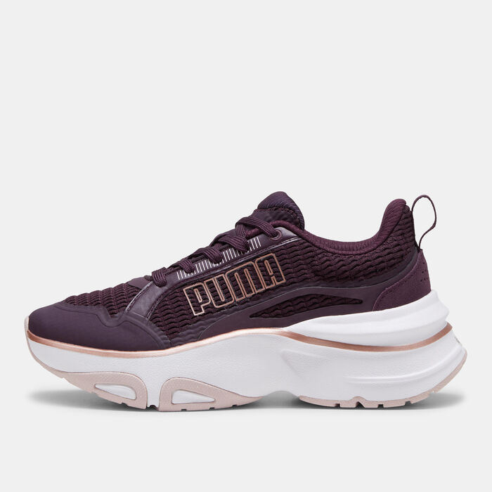 PUMA Women's SOFTRIDE Divine Metal Running Shoes Purple image number 0