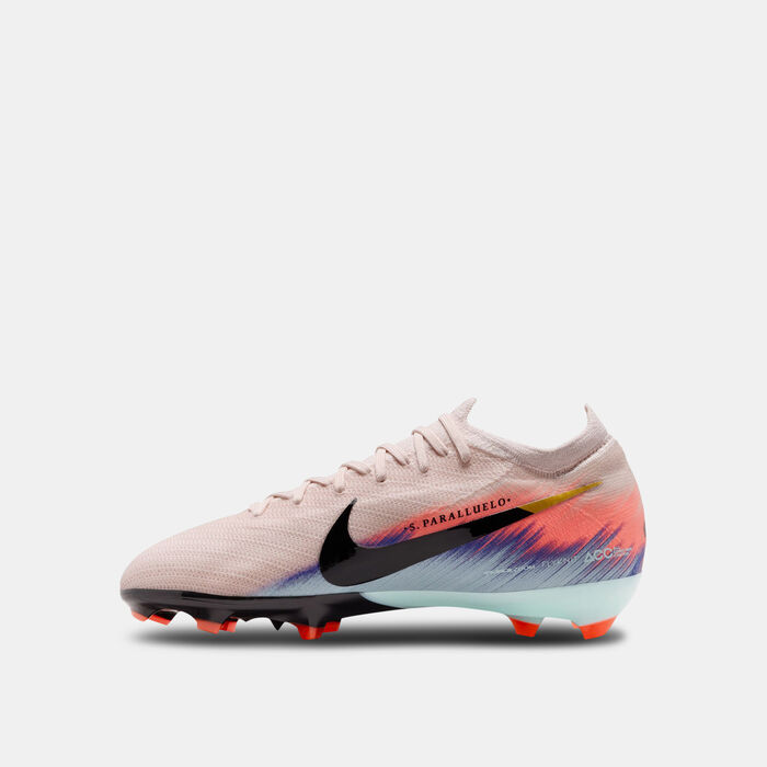 Nike Kids' Mercurial Vapor 16 Pro Firm Ground Football Shoes Pink image number 2