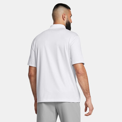 Under Armour Men's Matchplay Printed Polo Shirt White