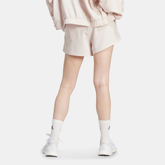 adidas Women's Embroidery Shorts Pink image number 1