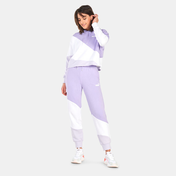 PUMA Women's POWER Cat Joggers Purple image number 2