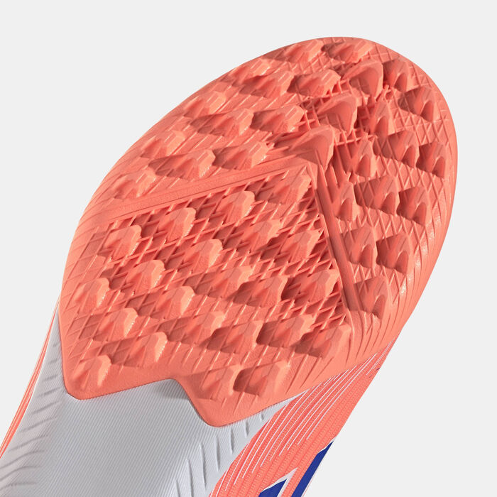 adidas Men's F50 League Turf Ground Football Shoes Orange image number 7