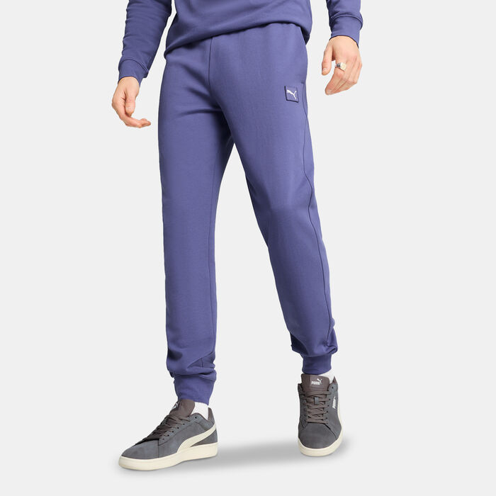 PUMA Men's Essentials Elevated Sweatpants Purple image number 0