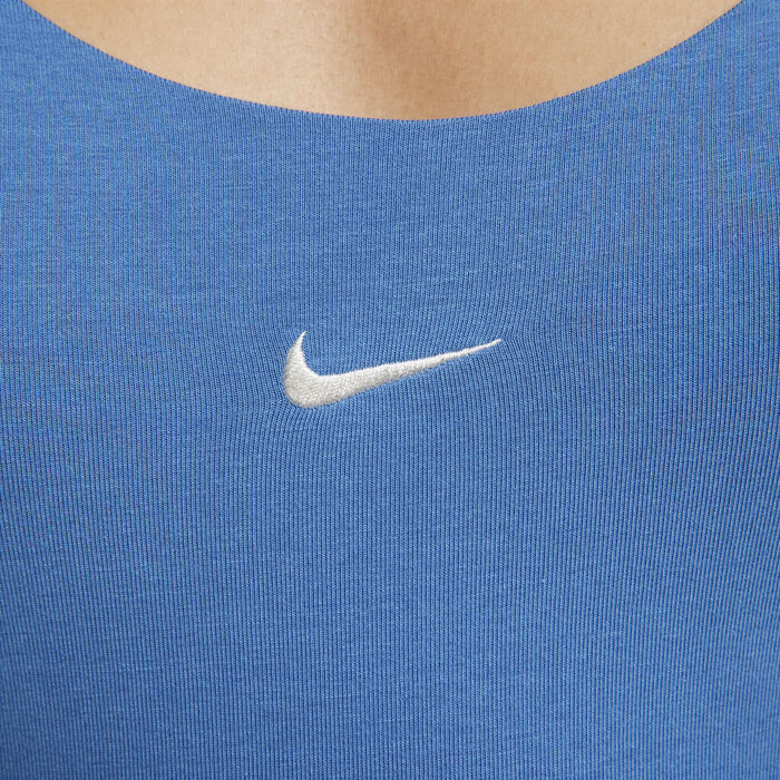 Nike Women's Sportswear Chill Cami Bodysuit Blue image number 3