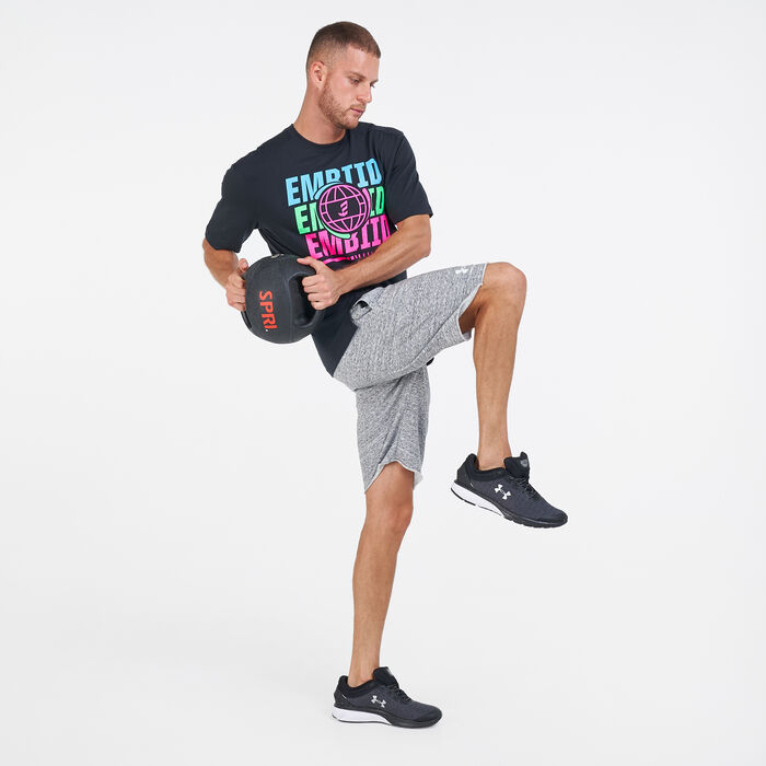 Under Armour Men's Rival Terry Shorts White image number 2