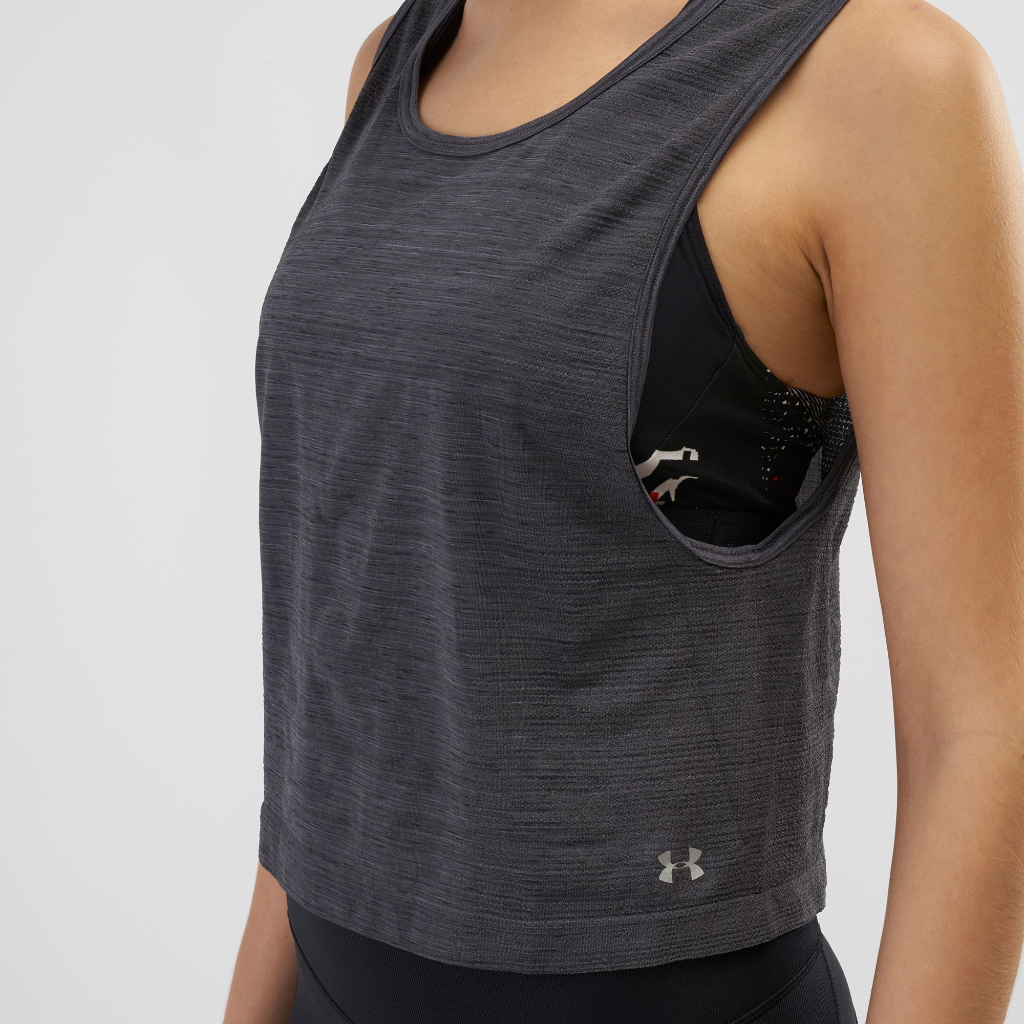 Under Armour Womens Tb Seamless Muscle Spacedye Tank 