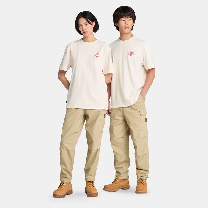 Timberland Men's Washed Boot Lab Graphic T-Shirt White image number 2