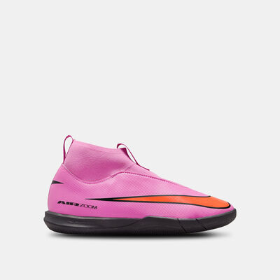 Nike Kids' Mercurial Superfly 10 Academy Indoor Court Football Shoes Pink