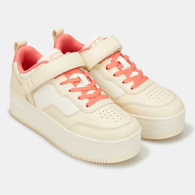 Tommy Hilfiger Women's Flatform Velcro Shoes Yellow