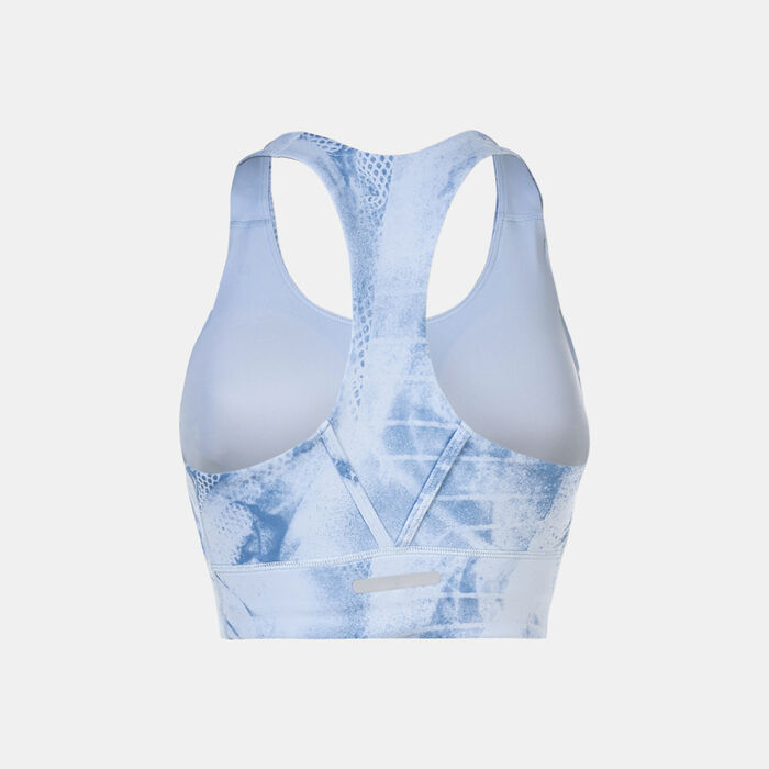 adidas Women's Run Pocket Medium-Support Training Sports Bra Grey image number 1