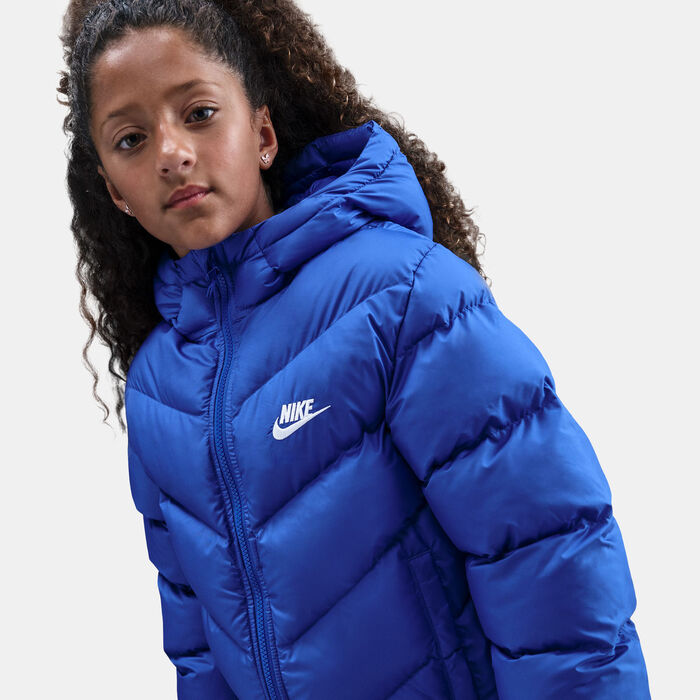 Nike Kids' Sportswear All Day Play Therma-FIT Puffer Jacket Blue image number 3