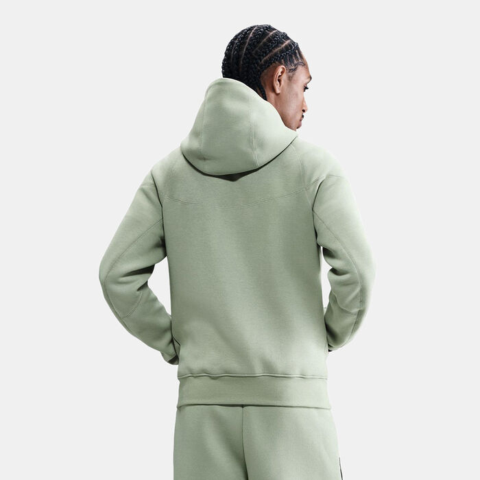 Nike Men's Chelsea Tech Windrunner Fleece Football Full-Zip Hoodie Green image number 1