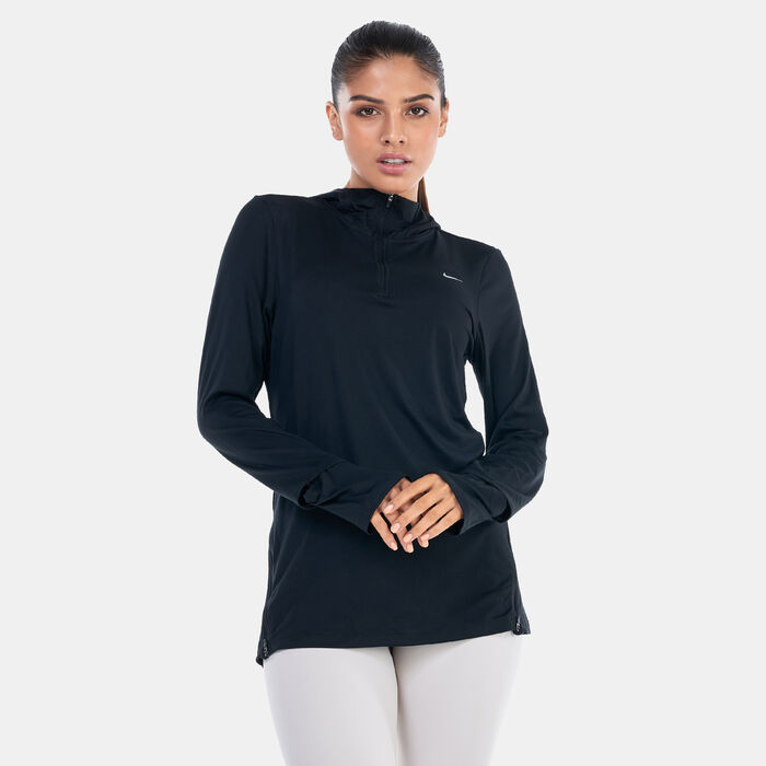 Nike Women's Dri-FIT Swift Element UV Top Black image number 0