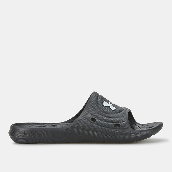 Under Armour Men's Locker IV Slides Black image number 1