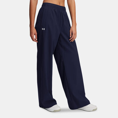 Under Armour Women's Rival Wide Leg Pants Blue