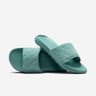 Nike Women's Victori One Printed Slides Green