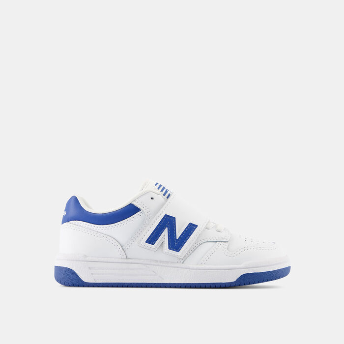 New Balance Kids' BB480 Velcro Shoes White image number 2