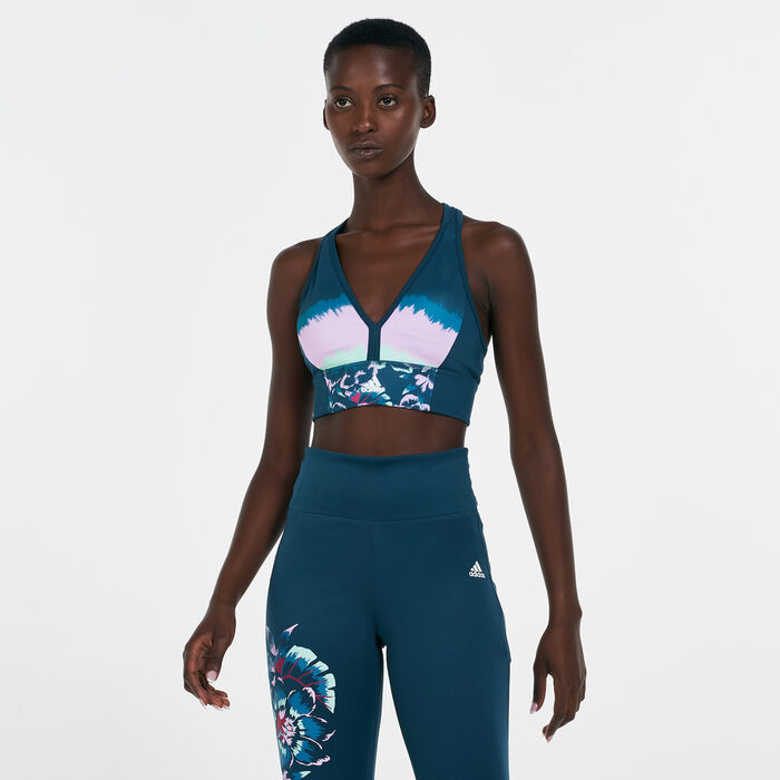 Buy adidas Women's FARM Rio AEROREADY Padded Sports Bra Blue in Dubai, UAE  -SSS